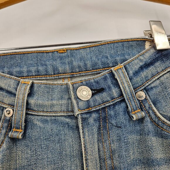 Rag & Bone Jeans Blue The Skinny Racer Relay Ankle Zip Side Striped Denim Sz 27 - Picture 5 of 8